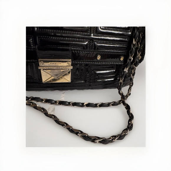 Gianni Versace Quilted Patent Leather Shoulder Bag - Picture 12 of 16